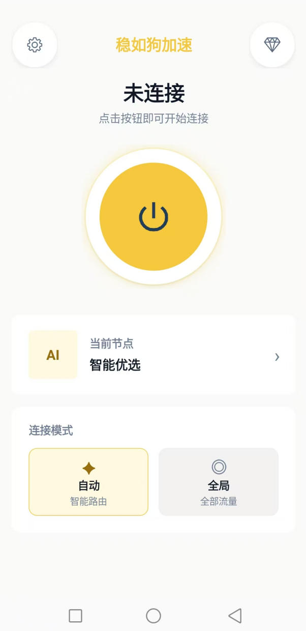 稳如狗加速首页预览